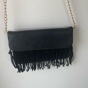 MODA LUXE Fringe Clutch / Crossbody bag